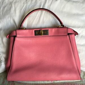 Fendi Peekaboo Pink leather